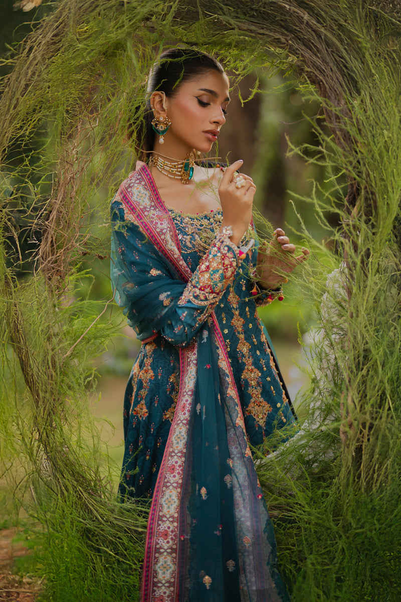 Qalamkar | Luxe Silk |  UA-09 TINA
