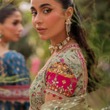 Qalamkar | Luxe Silk |  UA-08 LUNA