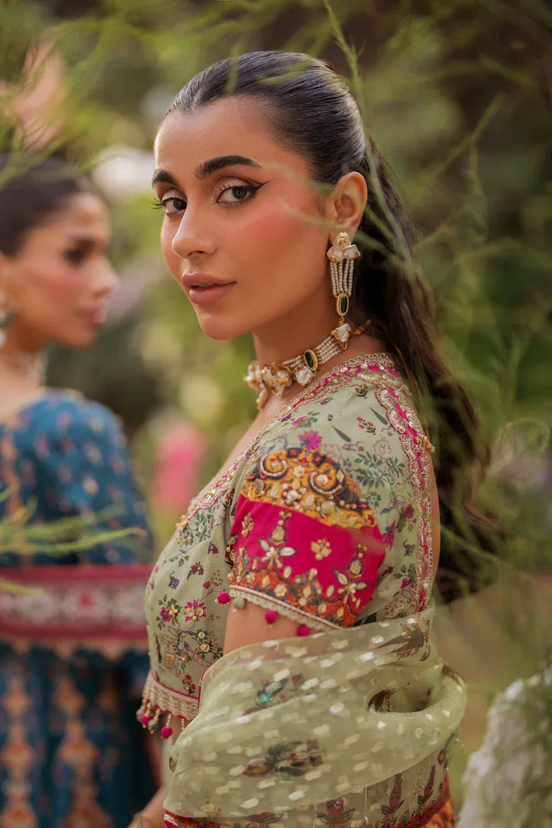 Qalamkar | Luxe Silk |  UA-08 LUNA - Rang-e-Khaas