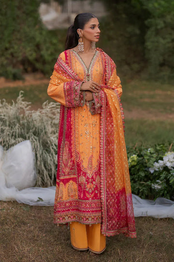 Qalamkar | Luxe Silk |  UA-05 FIORE - Rang-e-Khaas