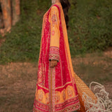 Qalamkar | Luxe Silk |  UA-05 FIORE