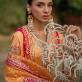 Qalamkar | Luxe Silk |  UA-05 FIORE