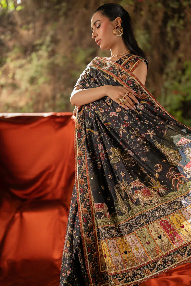 Qalamkar | Luxe Silk |   UA-04 AVA - Rang-e-Khaas