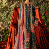 Qalamkar | Luxe Silk |  UA-02 NINA