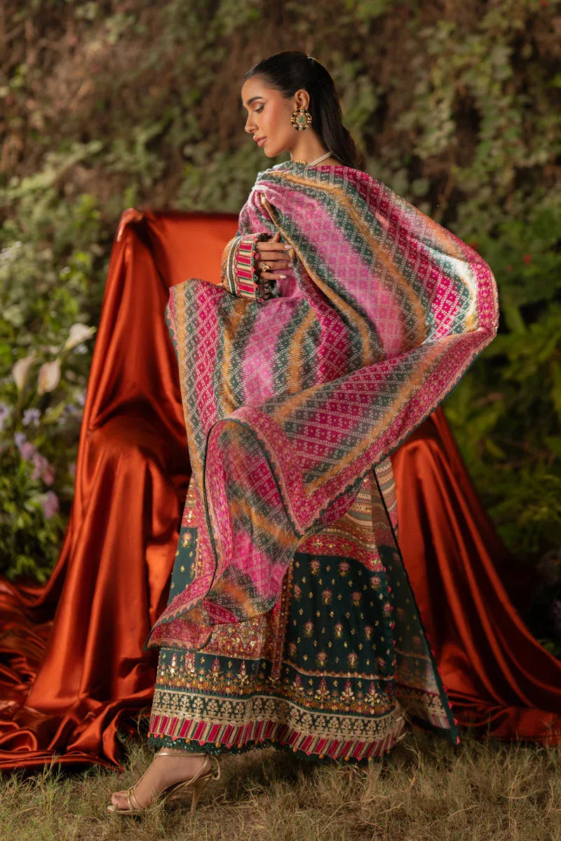 Qalamkar | Luxe Silk |  UA-02 NINA - Rang-e-Khaas