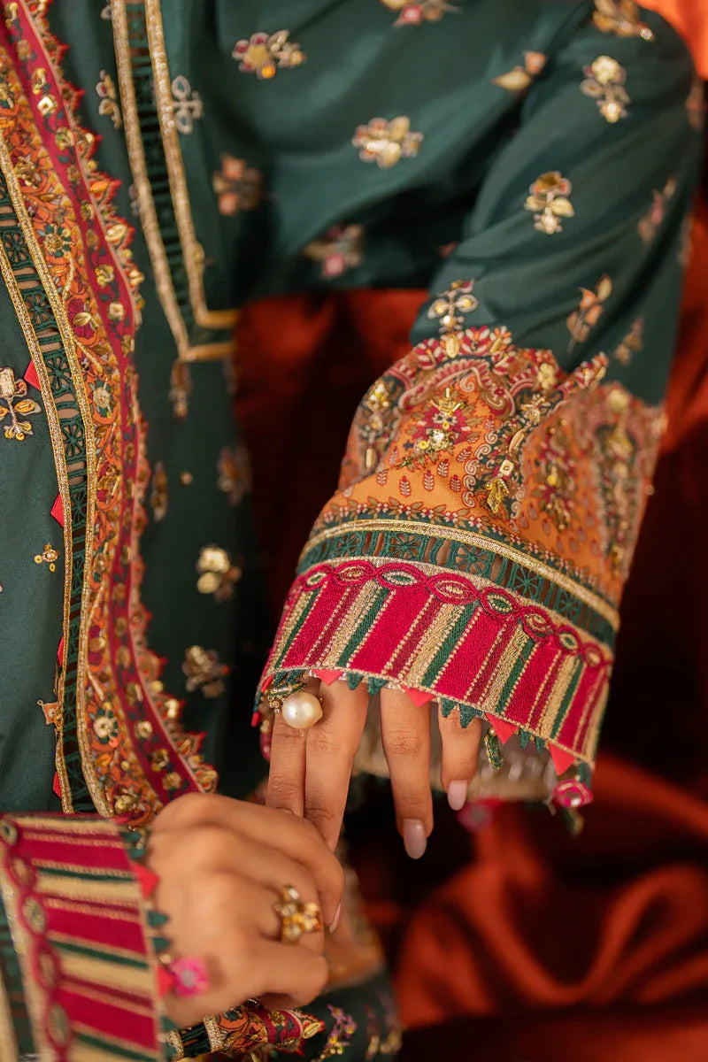 Qalamkar | Luxe Silk |  UA-02 NINA - Rang-e-Khaas