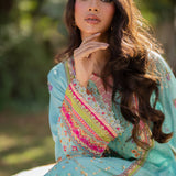 Qalamkar | Luxe Silk |   UA-06 SARA