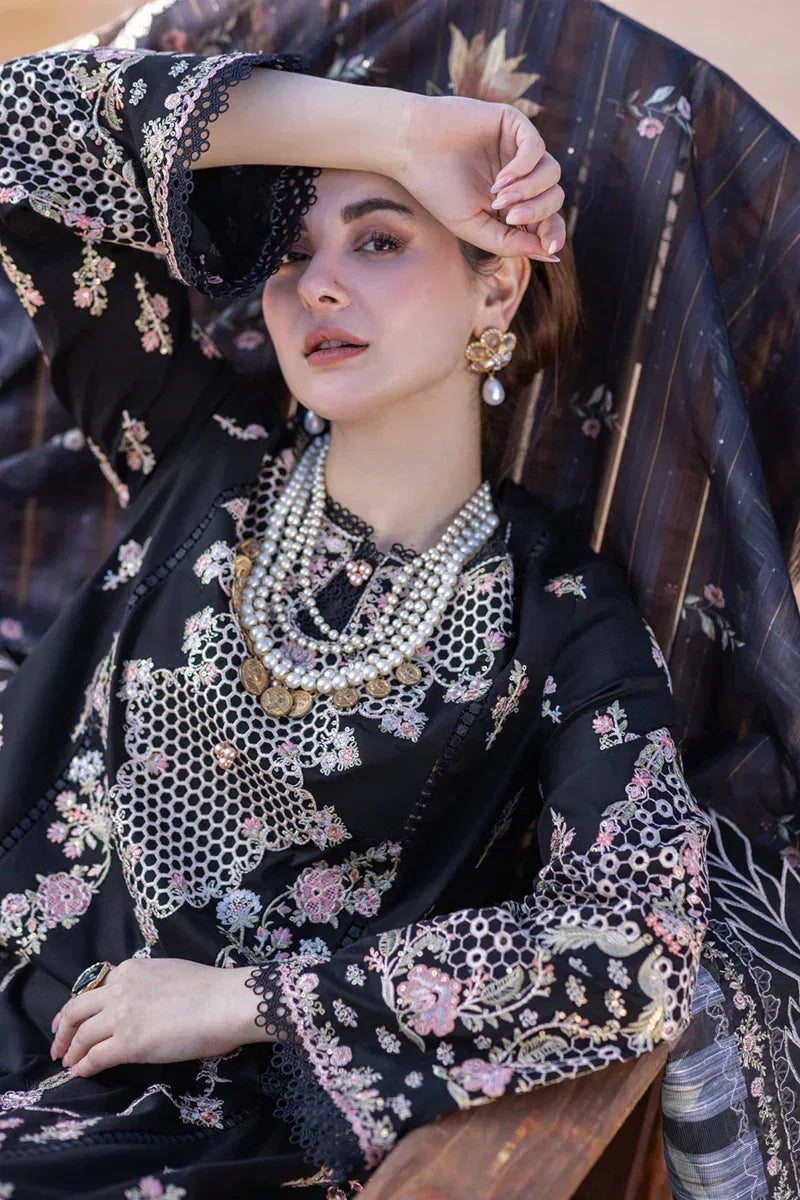 Qalamkar | Sahil Kinare Luxury Lawn | FP-14 RIMA - Rang-e-Khaas