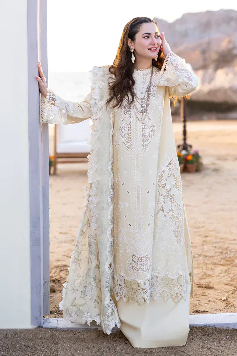 Qalamkar | Sahil Kinare Luxury Lawn | FP-01 JANA - Rang-e-Khaas