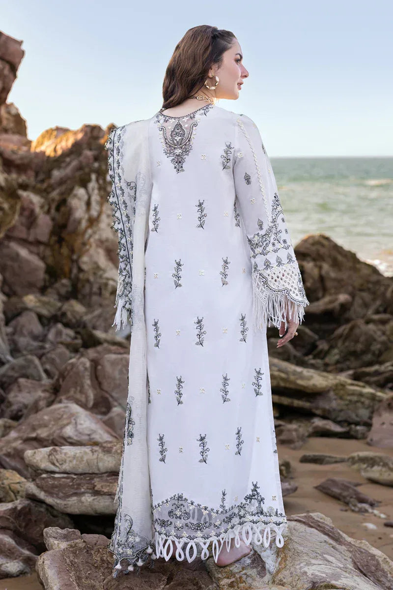 Qalamkar | Sahil Kinare Luxury Lawn | FP-02 FIZA - Rang-e-Khaas