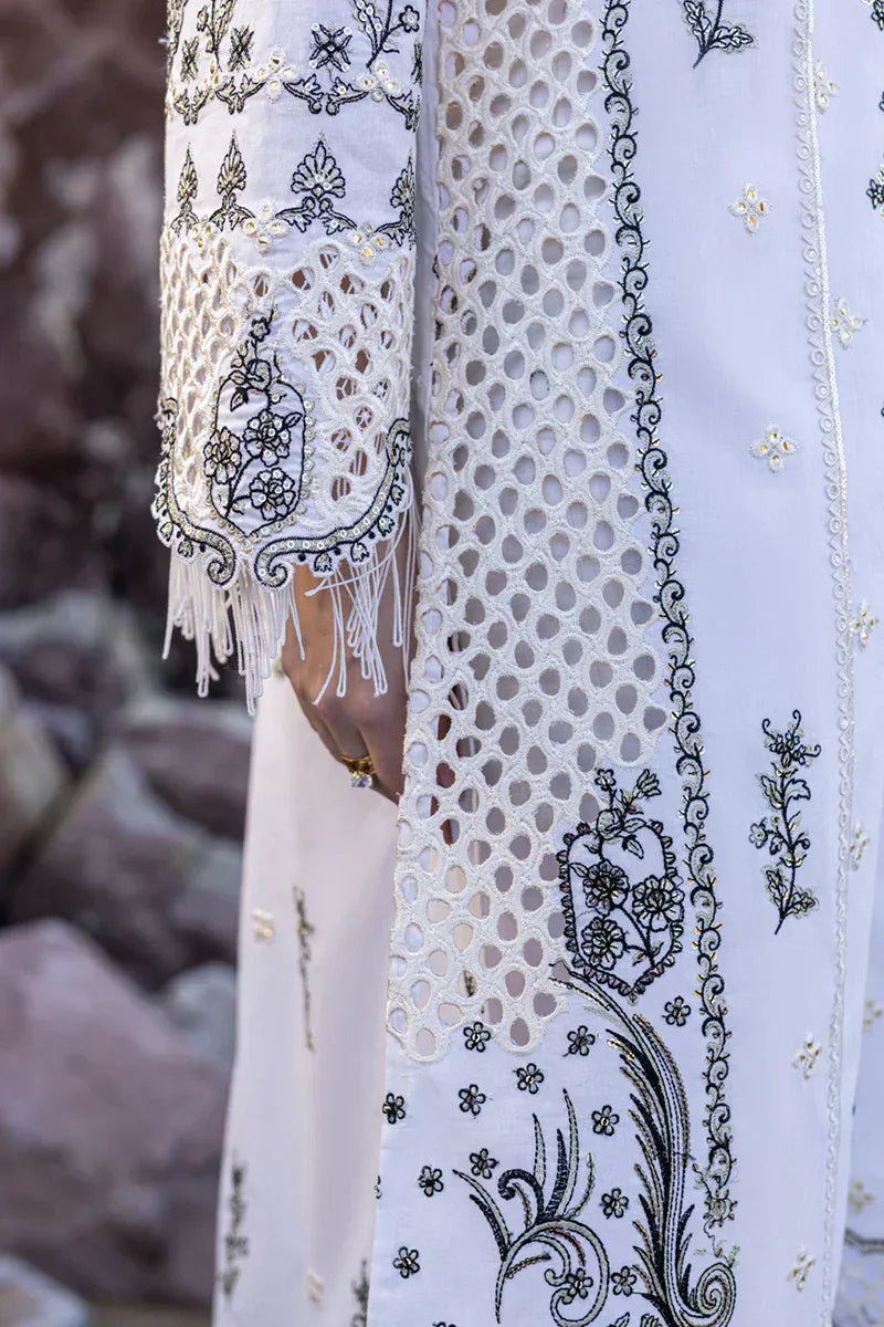 Qalamkar | Sahil Kinare Luxury Lawn | FP-02 FIZA - Rang-e-Khaas