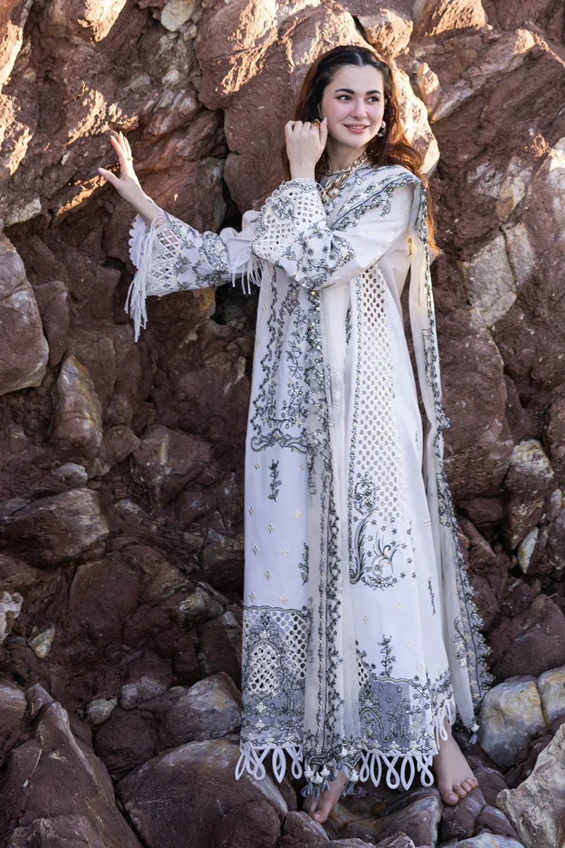 Qalamkar | Sahil Kinare Luxury Lawn | FP-02 FIZA - Rang-e-Khaas