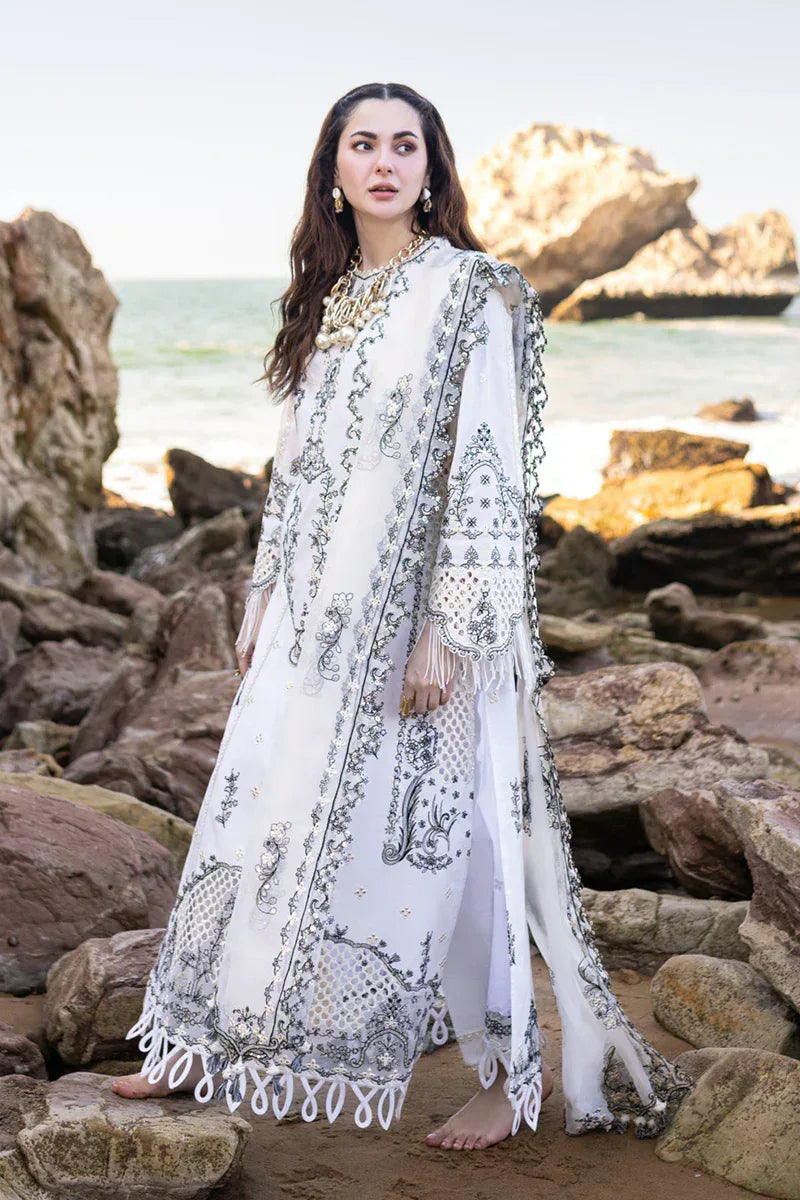 Qalamkar | Sahil Kinare Luxury Lawn | FP-02 FIZA - Rang-e-Khaas