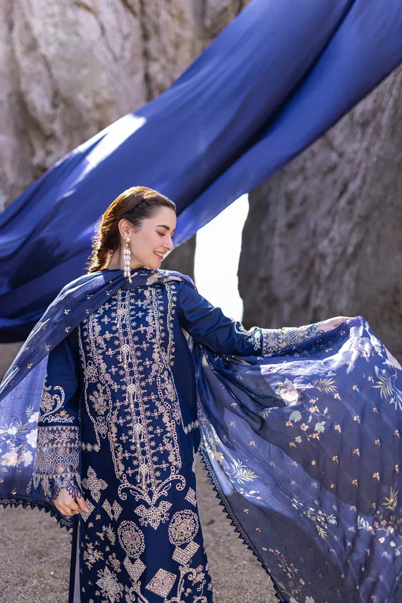 Qalamkar | Sahil Kinare Luxury Lawn | FP-06 MIRAY - Rang-e-Khaas
