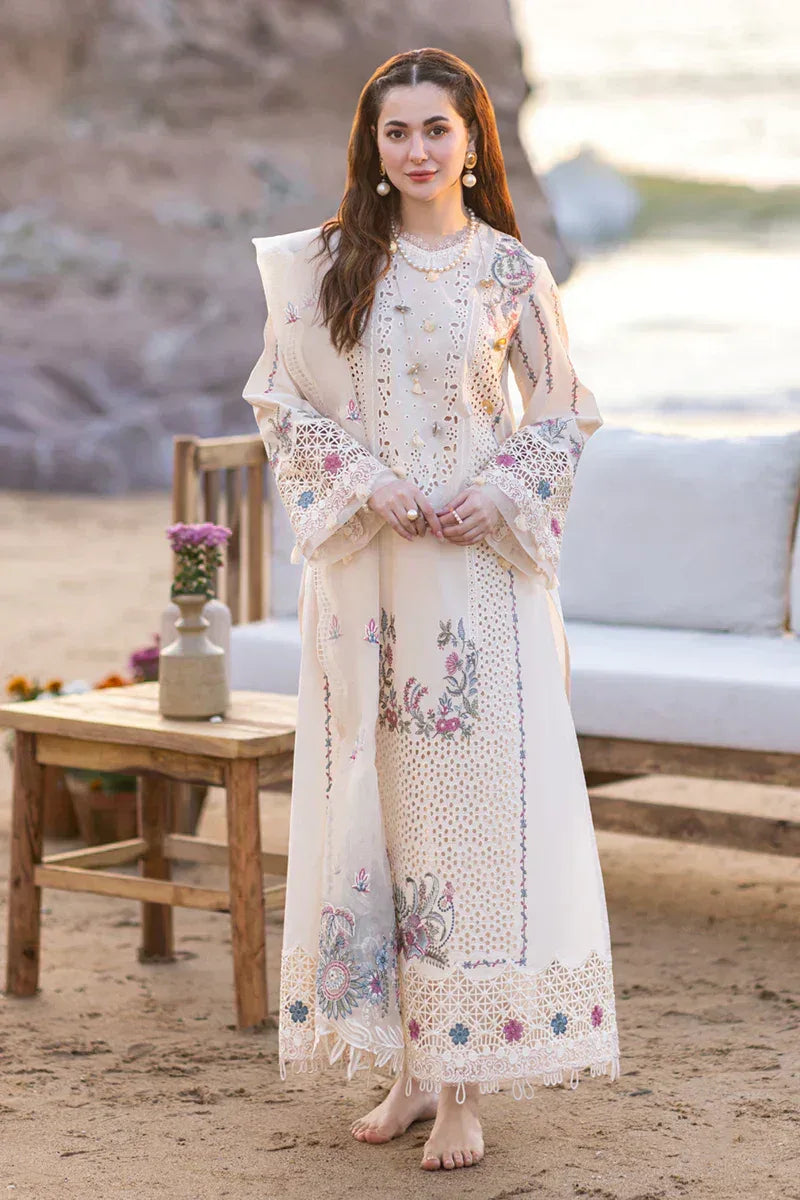 Qalamkar | Sahil Kinare Luxury Lawn | FP-09 SELIN - Rang-e-Khaas