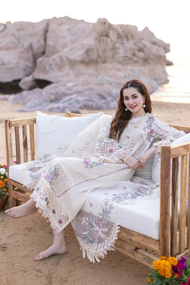 Qalamkar | Sahil Kinare Luxury Lawn | FP-09 SELIN - Rang-e-Khaas