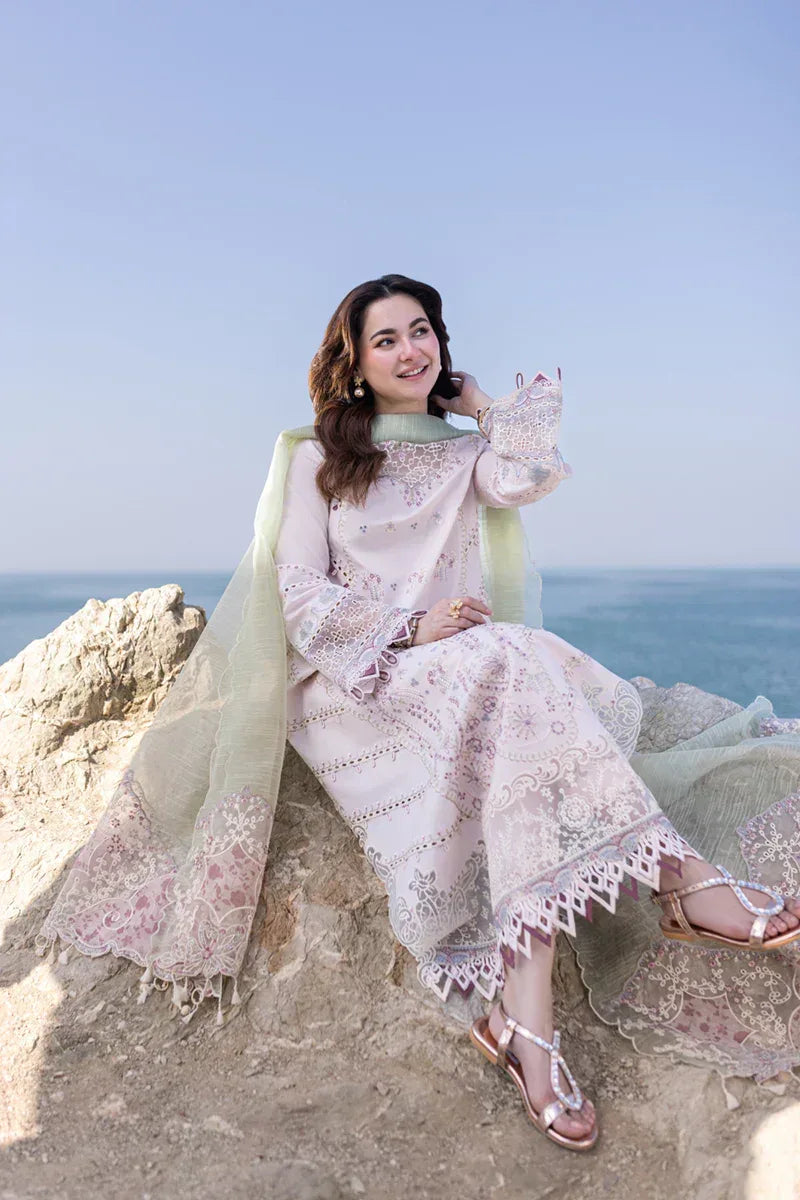Qalamkar | Sahil Kinare Luxury Lawn | FP-08 NIA - Rang-e-Khaas