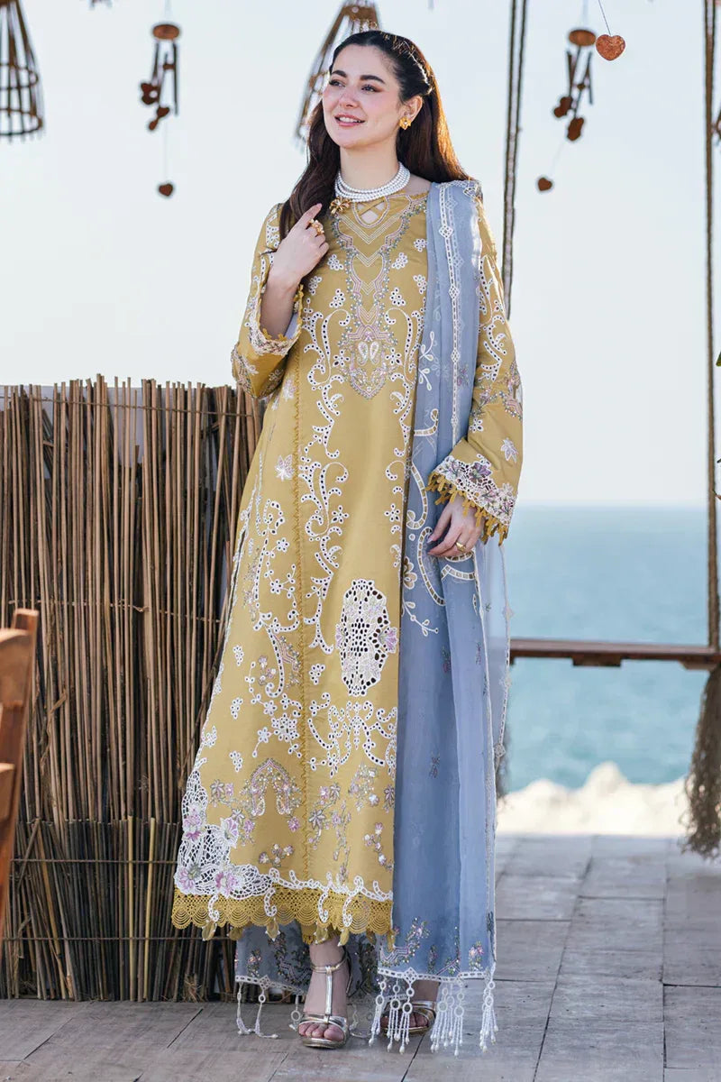 Qalamkar | Sahil Kinare Luxury Lawn | FP-03 SELMA - Rang-e-Khaas