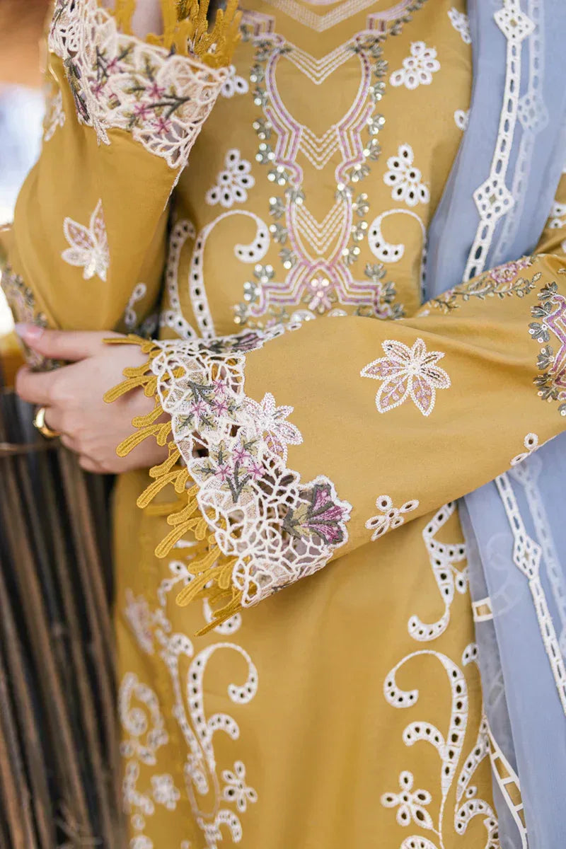 Qalamkar | Sahil Kinare Luxury Lawn | FP-03 SELMA - Rang-e-Khaas