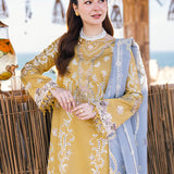 Qalamkar | Sahil Kinare Luxury Lawn | FP-03 SELMA
