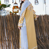 Qalamkar | Sahil Kinare Luxury Lawn | FP-03 SELMA