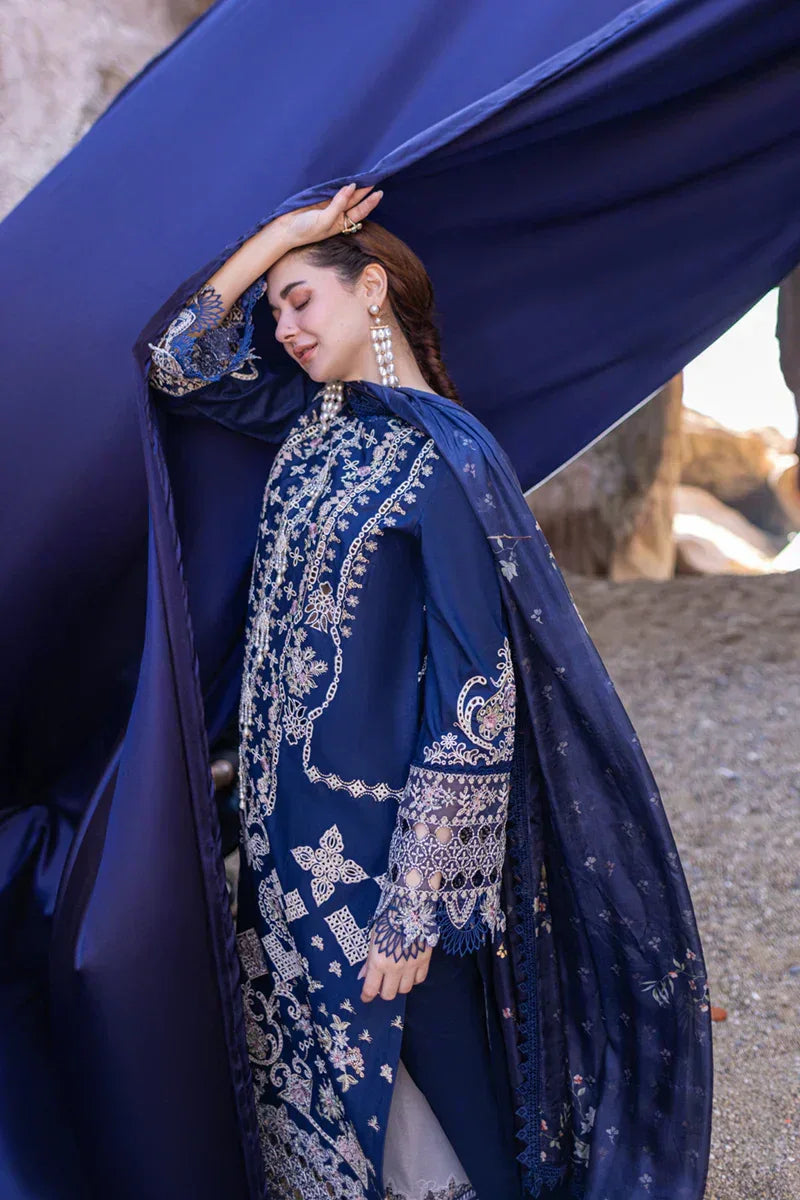 Qalamkar | Sahil Kinare Luxury Lawn | FP-06 MIRAY - Rang-e-Khaas