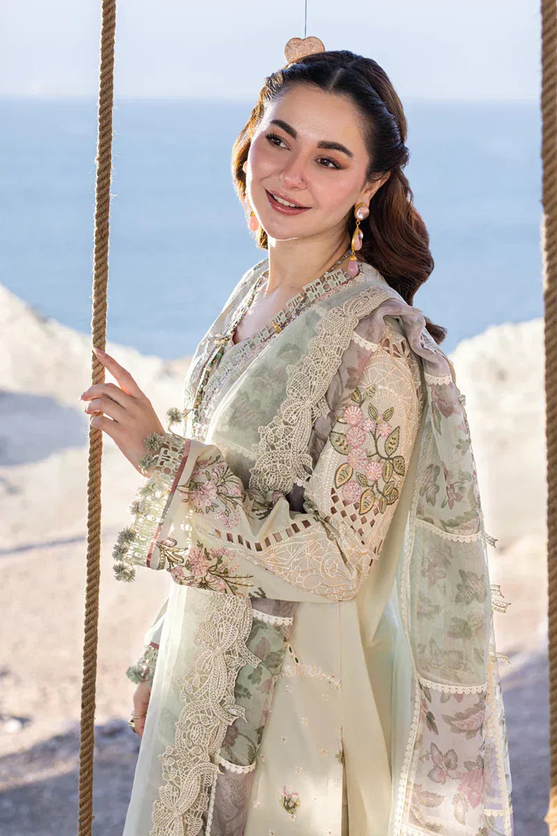 Qalamkar | Sahil Kinare Luxury Lawn | FP-15 RANIA - Rang-e-Khaas