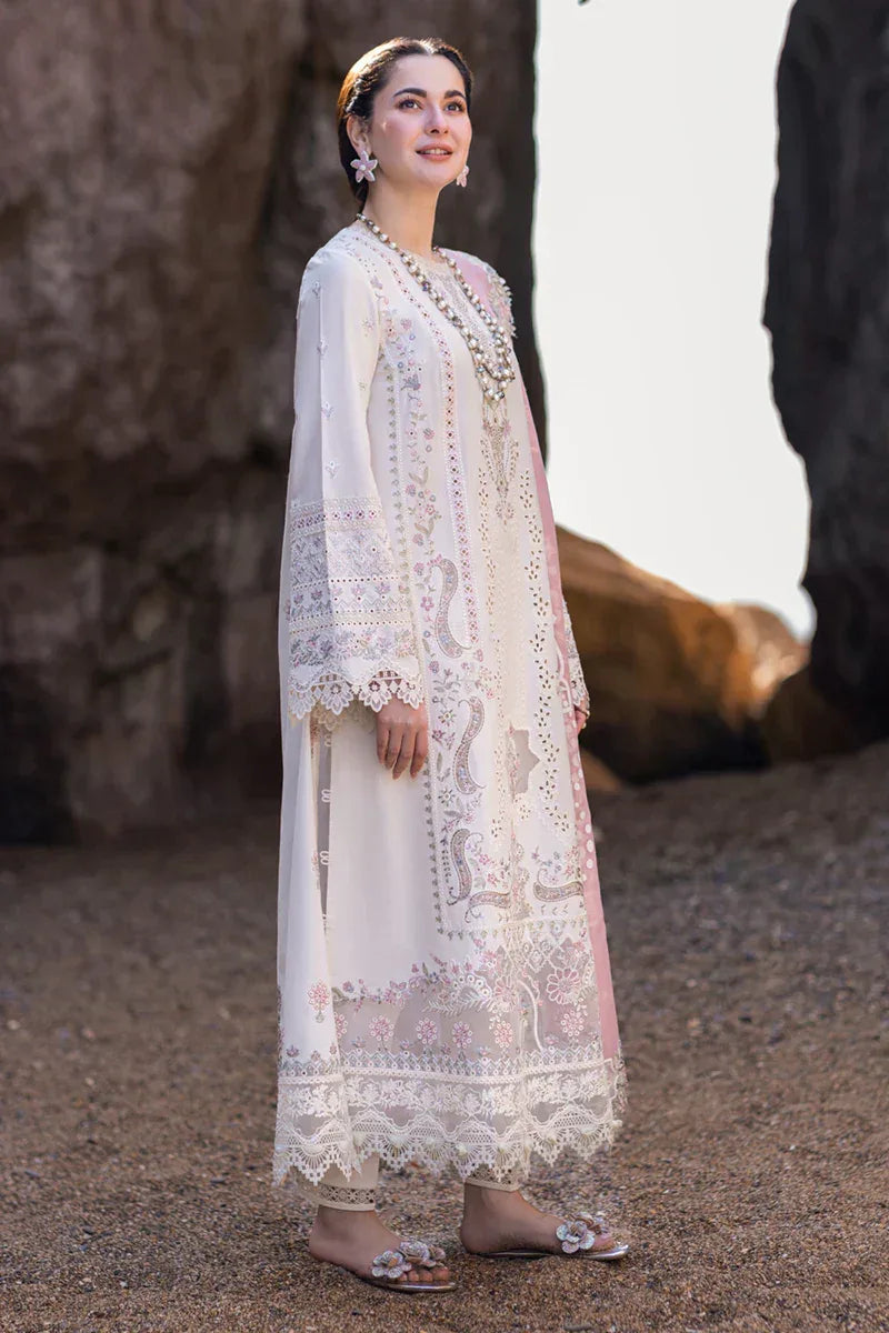 Qalamkar | Sahil Kinare Luxury Lawn | FP-13 MELEK - Rang-e-Khaas