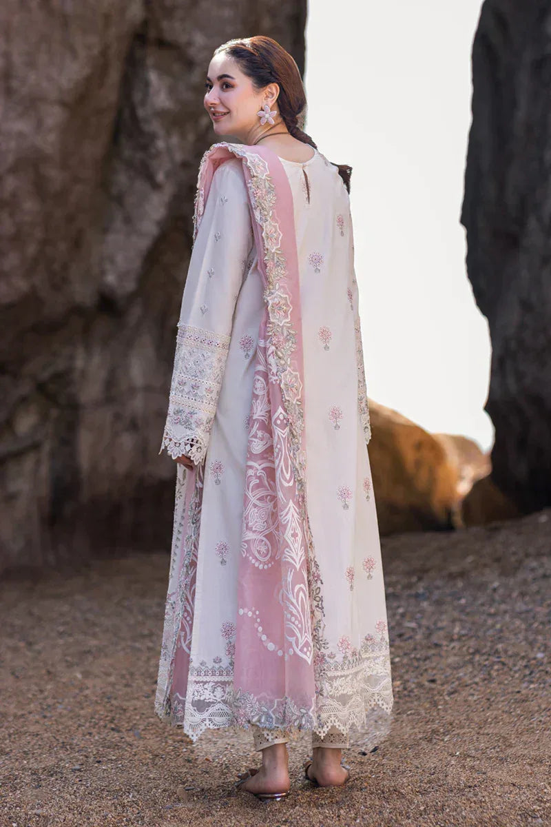 Qalamkar | Sahil Kinare Luxury Lawn | FP-13 MELEK - Rang-e-Khaas