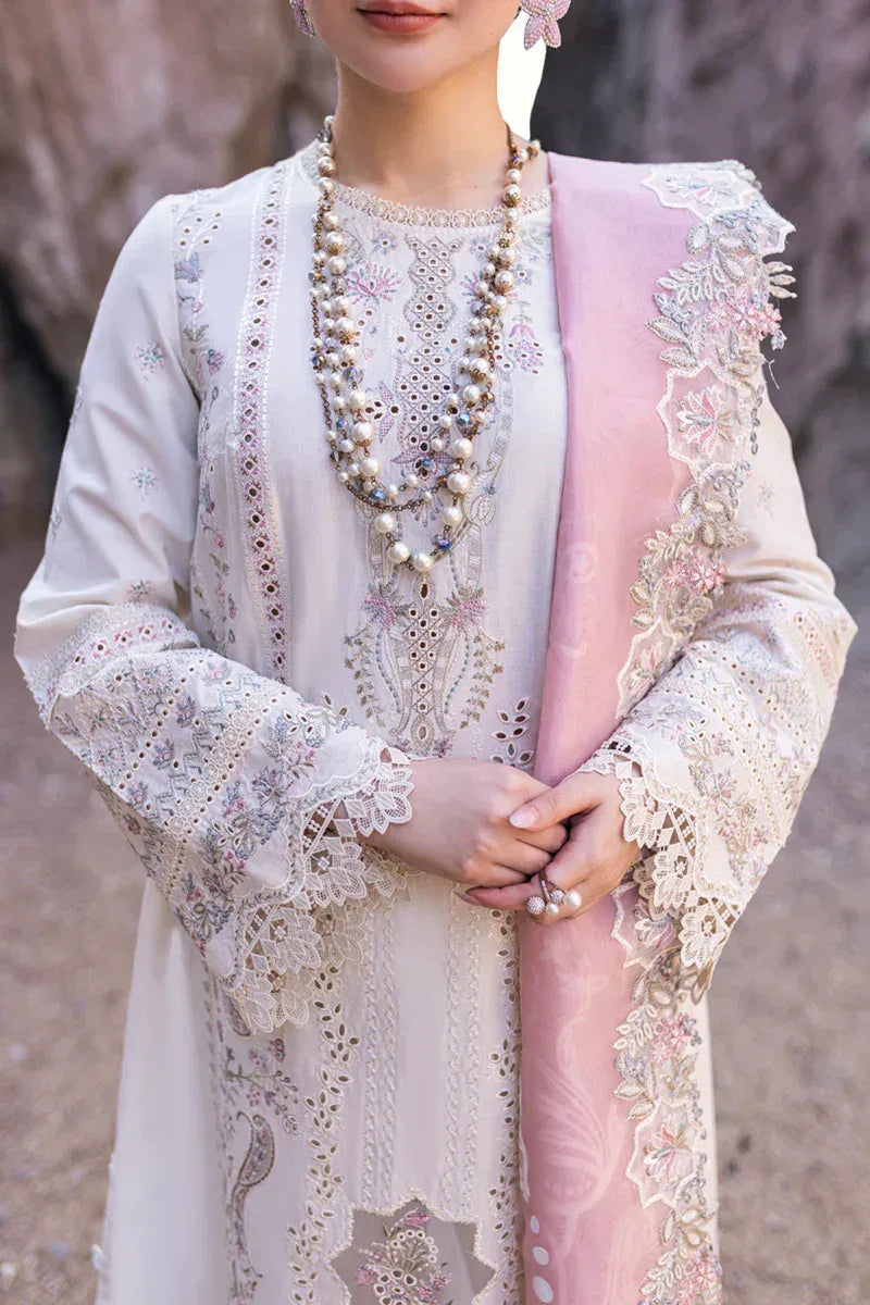 Qalamkar | Sahil Kinare Luxury Lawn | FP-13 MELEK - Rang-e-Khaas