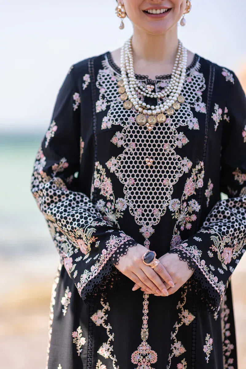 Qalamkar | Sahil Kinare Luxury Lawn | FP-14 RIMA - Rang-e-Khaas