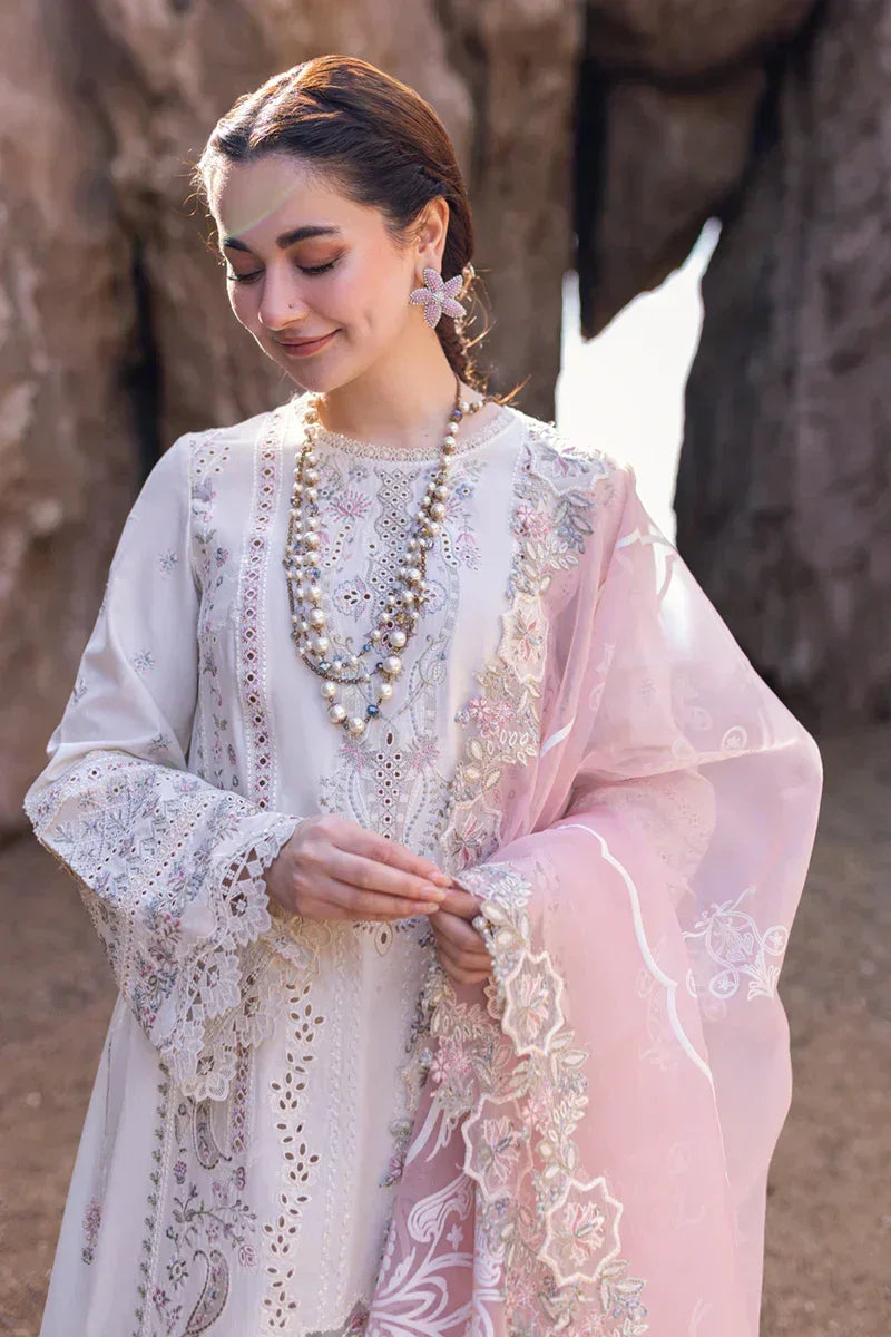 Qalamkar | Sahil Kinare Luxury Lawn | FP-13 MELEK - Rang-e-Khaas
