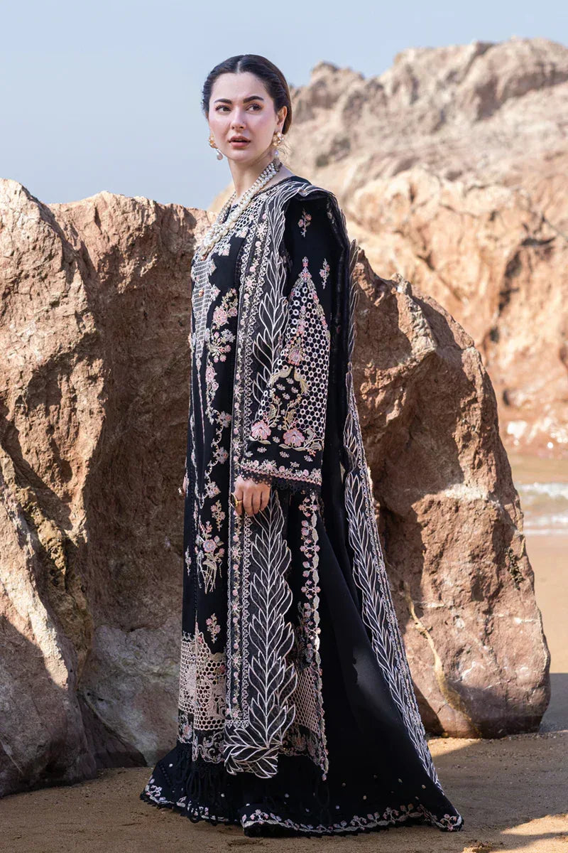 Qalamkar | Sahil Kinare Luxury Lawn | FP-14 RIMA - Rang-e-Khaas