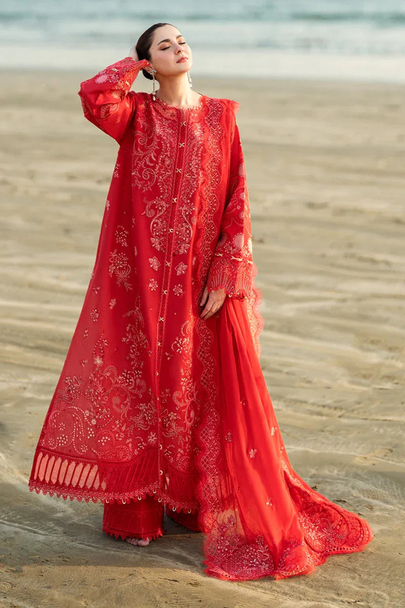 Qalamkar | Sahil Luxury Lawn | FK-07 BELLA - Rang-e-Khaas