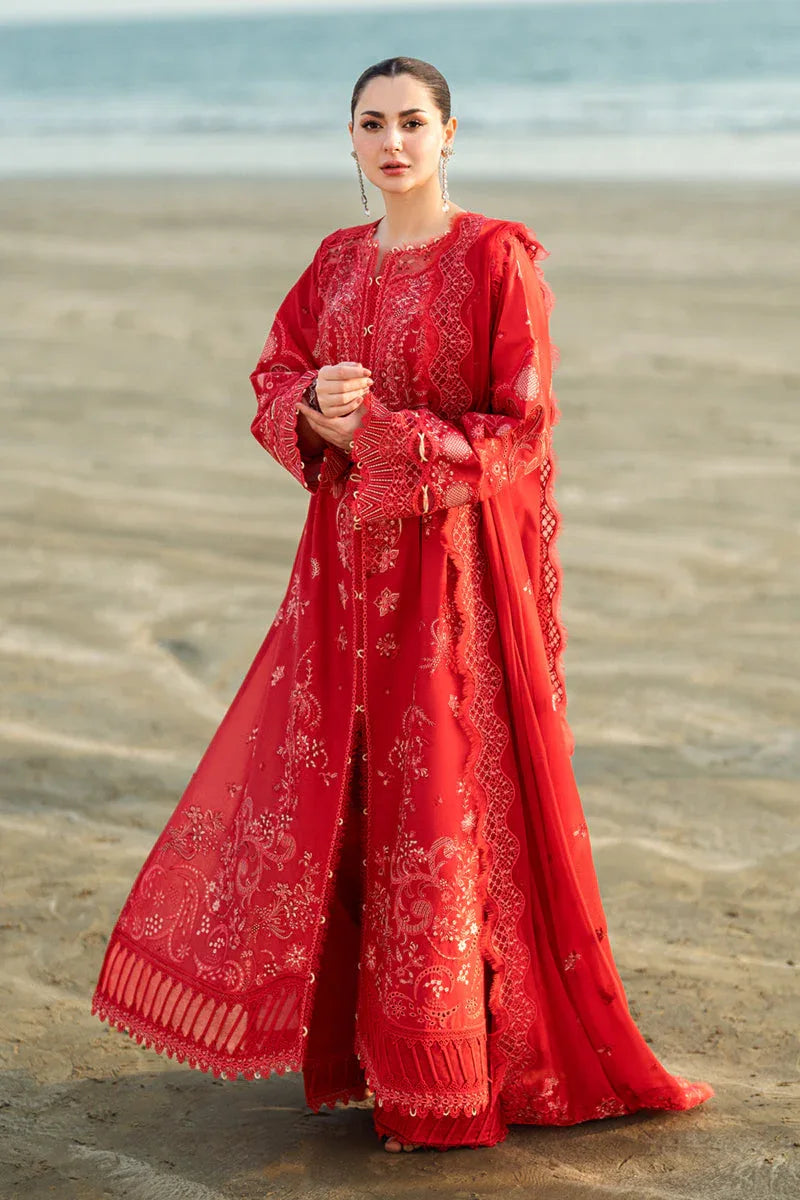 Qalamkar | Sahil Luxury Lawn | FK-07 BELLA - Rang-e-Khaas