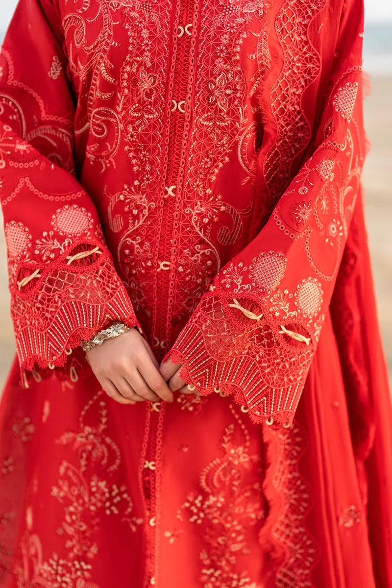 Qalamkar | Sahil Luxury Lawn | FK-07 BELLA - Rang-e-Khaas