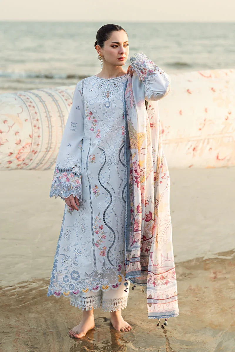 Qalamkar | Sahil Luxury Lawn | FK-02 ISABELLA - Rang-e-Khaas