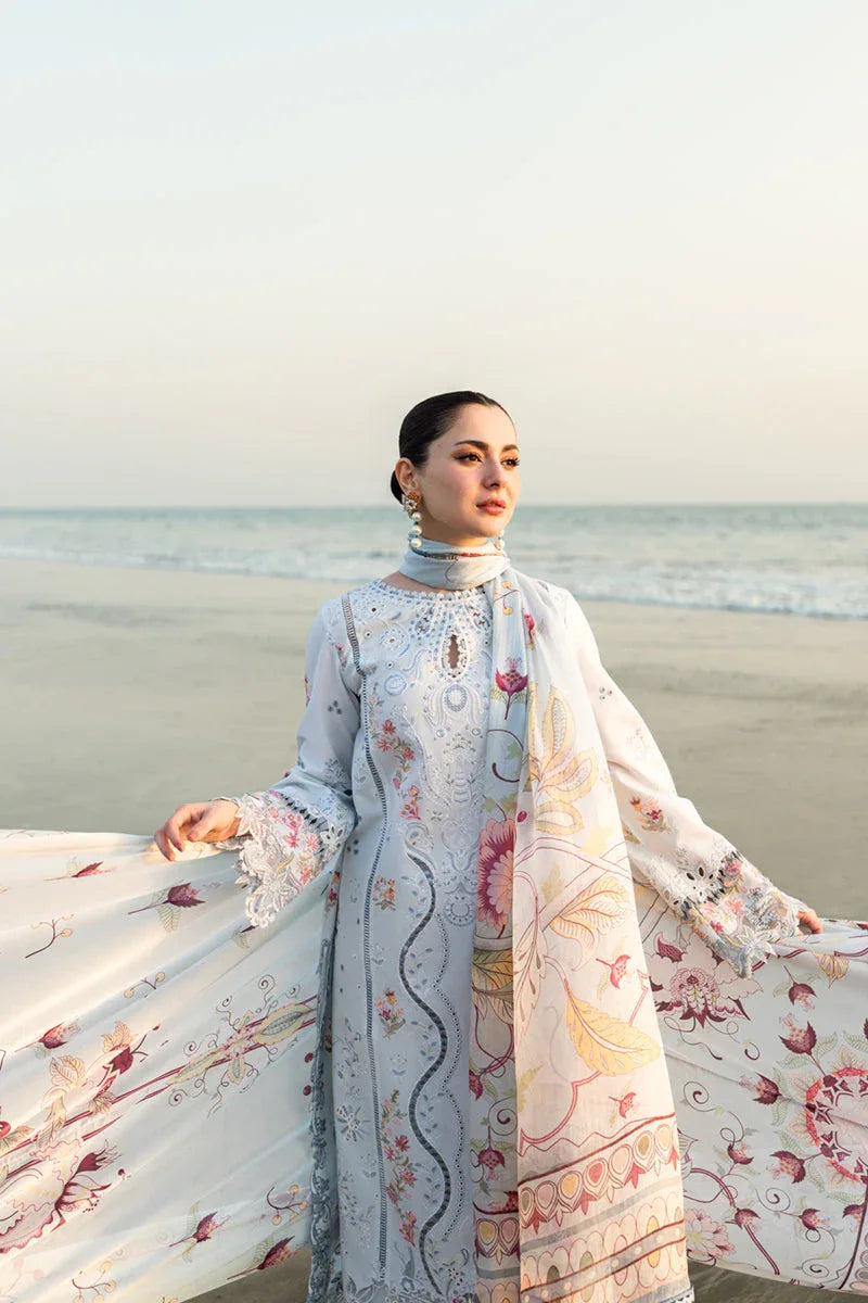 Qalamkar | Sahil Luxury Lawn | FK-02 ISABELLA - Rang-e-Khaas