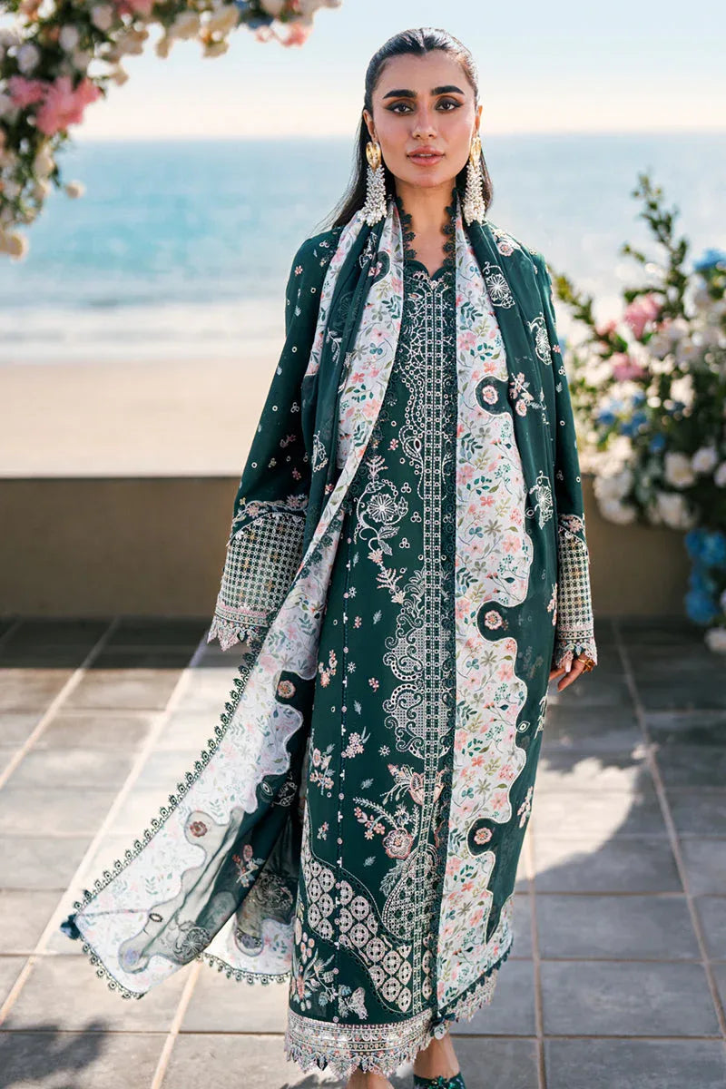 Qalamkar | Sahil Luxury Lawn | FK-13 ELIZA - Rang-e-Khaas