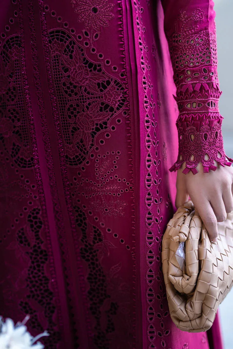 Qalamkar | Sahil Luxury Lawn | FK-11 VIOLET - Rang-e-Khaas