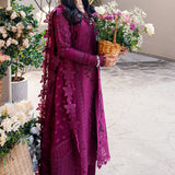 Qalamkar | Sahil Luxury Lawn | FK-11 VIOLET