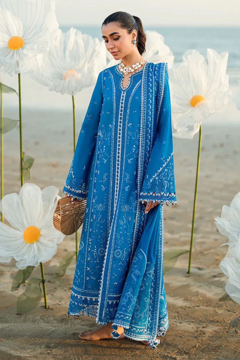 Qalamkar | Sahil Luxury Lawn | FK-03 VICTORIA - Rang-e-Khaas