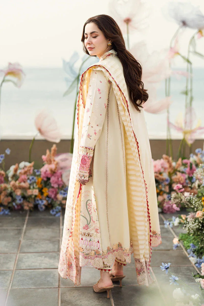 Qalamkar | Sahil Luxury Lawn | FK-14 SCARLETT - Rang-e-Khaas