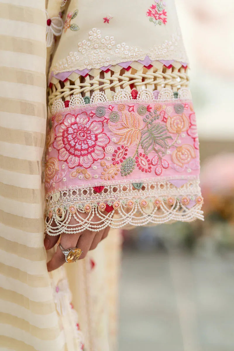 Qalamkar | Sahil Luxury Lawn | FK-14 SCARLETT - Rang-e-Khaas