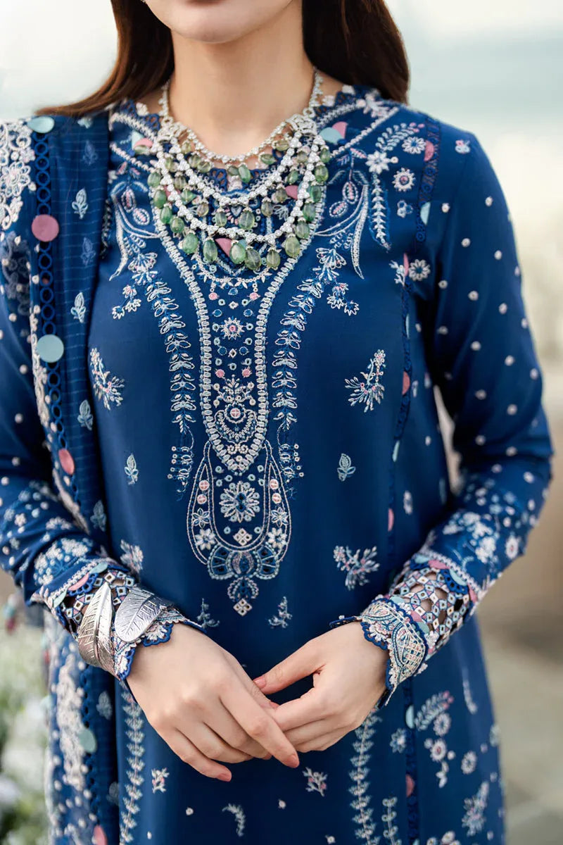 Qalamkar | Sahil Luxury Lawn | FK-05 AURORA - Rang-e-Khaas
