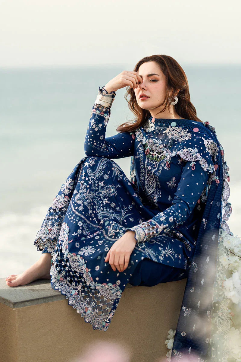 Qalamkar | Sahil Luxury Lawn | FK-05 AURORA - Rang-e-Khaas