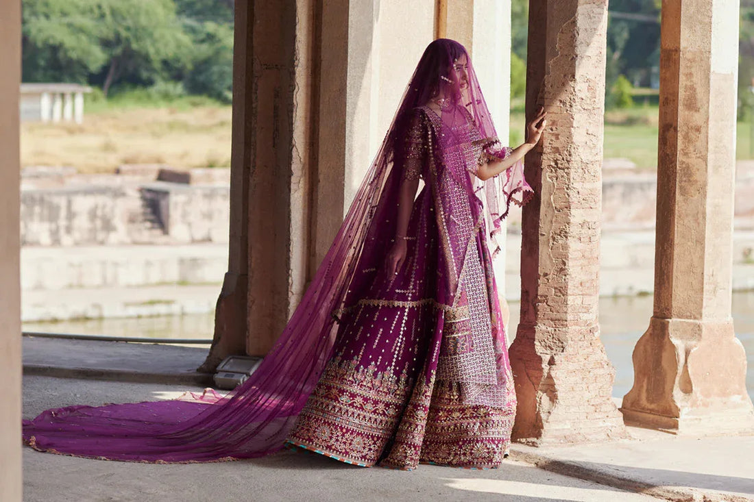 Qalamkar | Shadmani Luxury Formals |  Alya SH-04 - Rang-e-Khaas