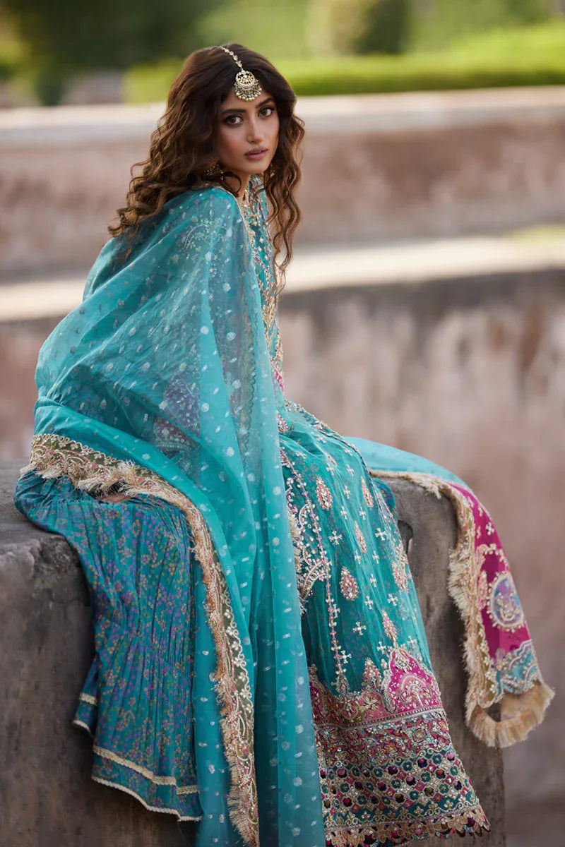 Qalamkar | Shadmani Luxury Formals | Sama SH-03 - Rang-e-Khaas