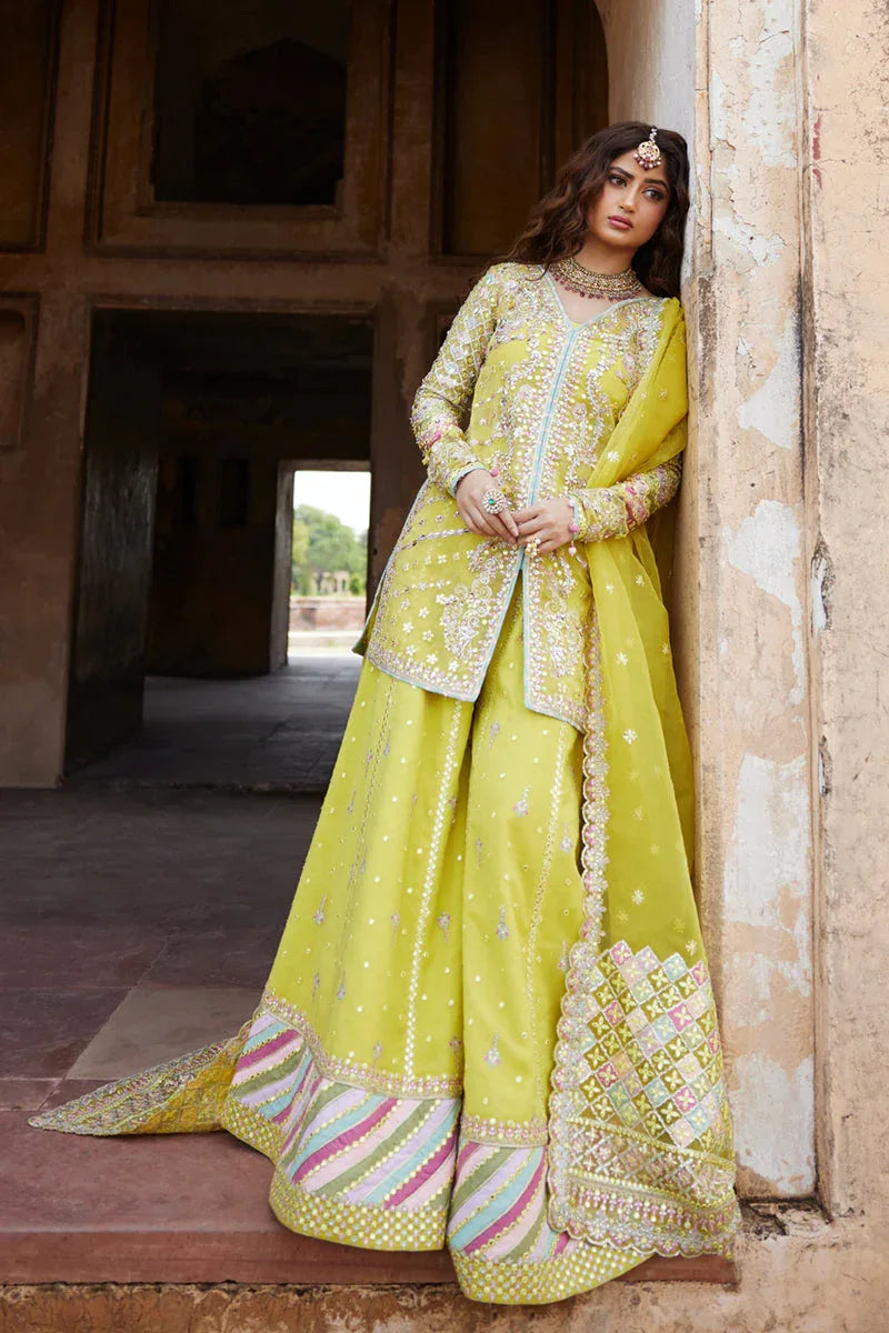 Qalamkar | Shadmani Luxury Formals |  Dania SH-05 - Rang-e-Khaas