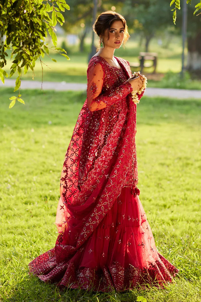 Qalamkar | Shadmani Luxury Formals |  Nurah SH-07 - Rang-e-Khaas